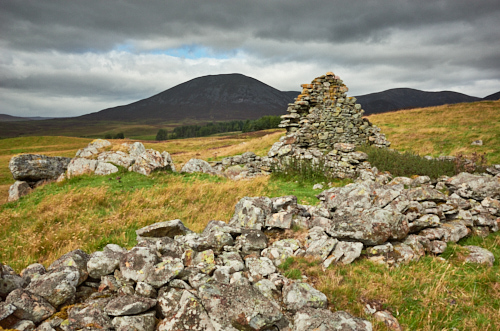 Druim nan Aigeach (Drunanagnach) and Lòn Mòr with Carn Liath beyond © George Logan 2026