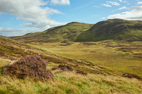Lòn Mòr looking east across to settlement area. &copy; George Logan 2026